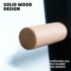 DHT Wood Stall Bar, Swedish Ladder Suspension Trainer with 9 Strategic Rods, for Home, Gym, School and Clinics - Image 3