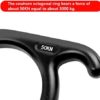 YXGOOD 50KN Rescue Figure, 8 Descender Large Bent-Ear Belaying and Rappelling Gear Belay Device Climbing for Rock Climbing Peak Rescue Aluminum Magnesium Alloy - Image 3