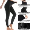 Hmuuo 3 Pack Leggings for Women Butt Lift High Waisted Tummy Control No See-Through Yoga Pants Workout Running Leggings - Image 5