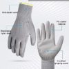 48 Pairs Ultra Thin Safety Work Gloves for Men and Women PU Coated Work Gloves Bulk Seamless Knit Gloves Garden Gloves Non Slip Grip Working Gloves for Workers, Gardeners, Drivers - Image 3