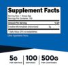Nutricost Creatine Monohydrate Micronized Powder 500G, 5000mg Per Serv (5g) - Micronized Creatine Monohydrate, 100 Servings - Image 2