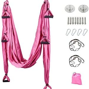 Maxwelly Aerial Yoga Flying Yoga Swing Yoga Hammock Trapeze Sling Inversion Tool for Gym Home Fitness