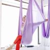 Aerial Yoga Hammock - Premium Aerial Silk Yoga Swing for Antigravity Aerial Fitness, Inversion Exercises, Improve Flexibility and Core Strength - Image 6