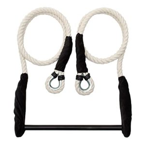 Aerial Trapeze, Aerial Gift, Aerial Trapeze Static, Aerial Equipment, Aerial Circus, Circus Equipment, Gift Trapeze Artist, Aerial Birthday, Circus props (8.2 ft (2.5 m), White)