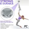 Ceiling Set of 2 Mount Brackets for Gym & Home | Suspension Straps X Mounts | Anchor for Olympic Rings | Fitness Training | Yoga Swing | Battle Ropes | Resistance Band & Boxing Equipment | Aerial Yoga - Image 3