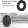 Seven27Sports Hand Grip Strengthener Kit (6 Pieces) – Grip Strength Trainer Massage Ball, Adjustable Hand Gripper Forearm Strengthener w/ Counter, Stress Relief Hand Exerciser Ball, O-Ring Grip Trainer, Multi Finger Exerciser & Hand Strengthener - Image 4