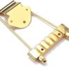 Alnicov 6 String Guitar Trapeze Tailpiece Bridge for Jazz Archtop Guitar Replacement - Gold - Image 5