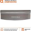 Stainless Steel Pizza Rocker with Firm Grip Feature for Safe Operation Pizza Cutter Rocker Knife - Image 2