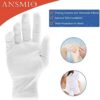 ANSMIO 3 Pairs Cotton Gloves, White Gloves for Dry Hands, Cotton Gloves for Eczema, Moisturizing Night Gloves, White Gloves 100% Cotton, Size M (3 Pairs) - Image 3