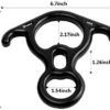 YXGOOD 50KN Rescue Figure, 8 Descender Large Bent-Ear Belaying and Rappelling Gear Belay Device Climbing for Rock Climbing Peak Rescue Aluminum Magnesium Alloy - Image 5