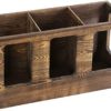 MyGift Vintage Brown Wood Foam Roller Storage Rack, Wall Mounted Yoga Mat Holder for Home Gym - Image 6