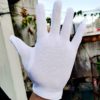 SANCNEE 12 Pairs Moisturizing Gloves, Soft White 100% Cotton Gloves for Dry Hands, Eczema, Medium - Image 5