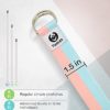 Tumaz Yoga Strap/Stretch Bands [15+ Colors, 6/8/10 Feet Options] with Extra Safe Adjustable D-Ring Buckle, Durable and Comfy Delicate Texture - Best for Daily Stretching, Physical Therapy, Fitness - Image 5