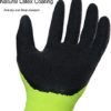FWPP Latex Coated Work Gloves, Firm Grip for Construction, Gardening Gloves for Men and Women (Size M 12Pairs Yellow GL008003) - Image 3