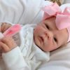 ZTDOLL Reborn Baby Dolls, Reborn Dolls Girl 18 Inch, Handmade Realistic Girl Baby Doll Newborn Lifelike Dolls in Soft Vinyl and Weightd Body for Daughter, Mother, Birthday Gifts,, Weddings, Parties - Image 4