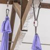 HEALTHYMODELLIFE PINC Active Silk Aerial Yoga Swing & Hammock Kit for Improved Yoga Inversions, Flexibility & Core Strength - Image 4