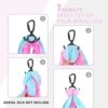 F.Life Aerial Silks Kit 11 Yards for Home Acrobtic Dance Low to Medium Stretch Silky Include Spinner harwdware - Image 2