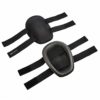 AmazonCommercial Non-Marring Polyester-Cap Knee Pads, 5.75 in, Black, 1 pair - Image 2