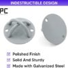 Ceiling Set of 2 Mount Brackets for Gym & Home | Suspension Straps X Mounts | Anchor for Olympic Rings | Fitness Training | Yoga Swing | Battle Ropes | Resistance Band & Boxing Equipment | Aerial Yoga - Image 6