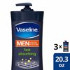Vaseline Men Healing Moisture Hand and Body Lotion For Dry Skin Fast Absorbing Absorbs in Just 15 Skin For Moisturized Skin 20.3 oz 3 count - Image 2