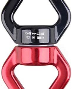 Azarxis 30KN Tree Swing Swivel Spinner, Safest Rotational Climbing Rope Devices Hanging Hook Accessory for Children’s Web Tree Swing Setting, Aerial Silks Dance