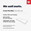 We Sell Mats 4 Inch Thick Bi-Folding Gymnastics Crash Landing Mat Pad, Safety for Tumbling, Back Handspring Training and Cheerleading - Image 2