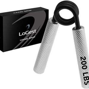 Logest Metal Hand Grip Strengthener 100LB-350LB No Slip Heavy-Duty Grip Strengthener with Gift Box, Great Wrist & Forearm Hand Exerciser, Home Gym, Hand Gripper Grip Strength Trainer