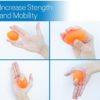 RMS 4-Pack Hand Exercise Balls - Physical & Occupational Therapy Kit for Strengthening Grip & Reducing Stiffness - Arthritis Pain Relief Exerciser for Rehabilitation, Fidget, Stress Relief - Image 4