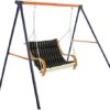 ZENY Swing Stand Frame Heavy Duty A-Frame Swing Set for Kids Adults Outdoor Backyard Play Fun Weight Capacity 440lbs - Image 5