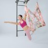 FLYINGVIVI Aerial Yoga Hammock Aerial Silk Fabric Yoga Swing for Antigravity Yoga Inversion Adult Kids Arial Door Yoga Swing Include Daisy Chain,Carabiner - Image 6