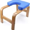 BIG.TREE Yoga Fitness Exercise Headstand Bench Wood and PU Pad Steady Inversion Chair for ShoulderStand&Handstand Family Gym Exercis - Image 2