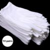 Cotton Gloves for Dry Hand, Overnight Moisturizing Gloves for Eczema, 10 Pairs White Medium Reusable Nighttime Sleeping Gloves, Jewelry Inspection Work Gloves for Men and Women - Image 7
