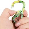 DYZD Gear Aluminum Alloy D Shape Buckles D Ring Keychains Screw Locking Spring Clip Hook Keyring Clip Hook - Image 3