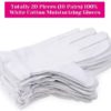 100% Cotton Gloves for Dry Hands Eczema, Selizo 10 Pairs White Cotton Gloves for Women Dry Hands Moisturizing Cosmetic Sensitive Irritated Skin Spa - Image 2