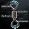 Facikono Fishing Barrel Swivels Set, 210pcs Rolling Bearing Snap Connector for Saltwater Freshwater Fishing - Image 6