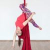 Aerial Silk Yoga Swing Hammock Kit for Improved Yoga Inversions, Flexibility & Core Strength with Adjustable Handles Extension Straps Inversion Swing for Beginners & Kids - Image 3