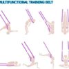 Adjustable Leg Stretching Strap, Yoga Fitness Flexibility Door Stretcher Strap/Back Bend Assist Trainer, Yoga Swing for Aerial Yoga Ballet Cheer Gymnastics Taekwondo Dancers - Image 4