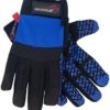 SAFE HANDLER Super Grip Gloves | Textured Grip Palm, Non-Slip Texture, Hook & Loop Wrist Strap, BLACK/BLUE, L/XL, 1 pair (2 gloves) - Image 7