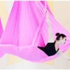 Wusteg Aerial Yoga Hammock Silk Fabric Swing Durable Multi-Functional Elastic Yoga Hammock Training Accessory Yoga Pilates Inversion Tool for Beginners and Professional - Image 3