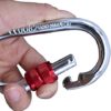 2PCS Carabiner Clips, 25KN/5600lb Quicklock Carabiners Aerial Yoga Hammock Hanging Hook Accessories Lock Alloy Steel Heavy Duty Keychain Carabiner - Image 3