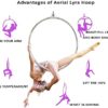 HISSEN MILE Lyra Hoop,Aerial Hoop Lyra Set,3ft Inner Dia Stainless Lyra Hoop with Accessories and Storage Bag for Dancing Studio, Aerial Fitness,ect - Image 6