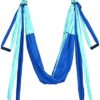 Goplus Aerial Yoga Swing Set, Antigravity Ceiling Hanging Toga Sling with Three Different Lengths of Handle, Yoga Swing/Sling/Inversion Tool, Yoga Hammock - Image 7
