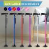 HONEYBULL Walking Cane for Men & Women - Free Standing Cane, Foldable, Pivot Tip, Heavy Duty, with Travel Bag | Walking Sticks, Canes for Seniors & Adults [Black] - Image 3