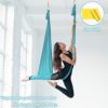 Aerial Yoga Hammock Kit -5.5 Yards Premium Aerial Silks Fabric with Hardware, Straps, Guide, Antigravity Yoga Inversion Exercises Flying Swing, Aerial Silk at Home for All Levels Starter - Image 3