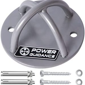 POWER GUIDANCE Wall and Ceiling Mount Bracket for Suspension Straps, Gymnastic Rings, Yoga Swings & Hammock Resistance Band Battle Rope