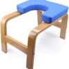 BIGTREE Yoga Fitness Exercise Headstand Bench Wood and PU Pad Steady Inversion Chair - Image 2