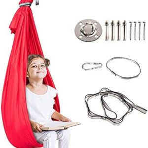 Therapy Swing for Kids with Special Needs (Hardware Included) Sensory Swing Cuddle Swing Indoor Outdoor Kids Swing Adjustable Hammock for Children with Autism, ADHD, Aspergers, Sensory Integration