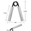 Hand Grip Strengthener 100LB - 350LB 6 Pack Fitness Metal Hand Grip Set, No Slip Heavy-Duty Grip Strength Trainer, Wrist Rehabilitation Developer & Forearm Hand Exerciser, Home Gym - Image 6