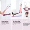 Ubrand OYINDIZ Yoga Swing, Yoga Stretching Equipment Leg Stretcher Strap Door Backbend Assist Trainer, Aerial Yoga Door Swing Adjustable Strap Door Stretch Strap for Flexibility - Image 6