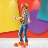 Prextex Clown Costume Set | Wig, Nose, Shoes, Bow, Tie | Halloween, Carnival, Joker, Clown Costume | Fancy Outfit, Props | Boy, Girl, Kid, Men, Women | Cosplay, Birthday, Dress-Up Party - Image 2